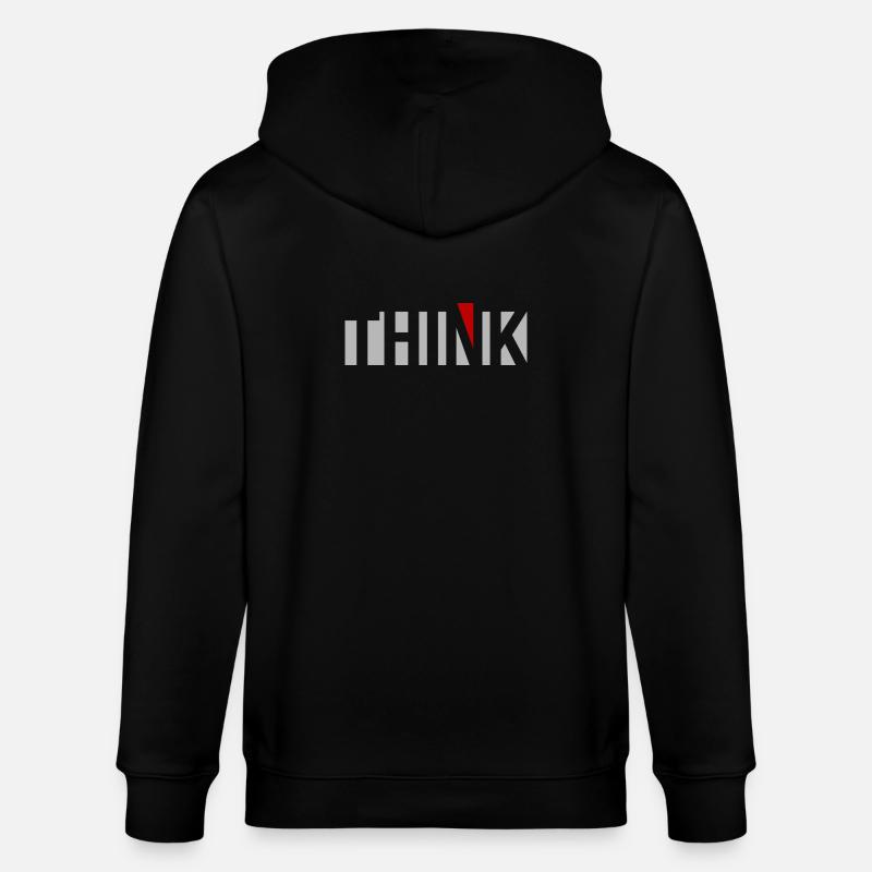 THINK - Stanley/Stella Unisex Bio-Kapuzenjacke CULTIVATOR - Schwarz