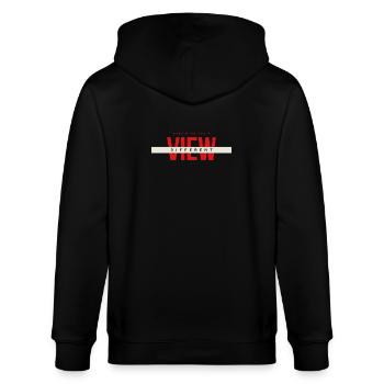 View Different Mindset - Stanley/Stella CULTIVATOR  Unisex Organic Hooded Jacket - black - Back - Anna (173cm)
