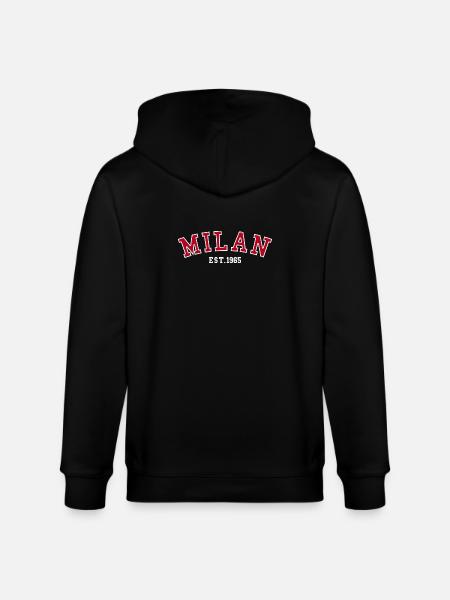 Milan_Est_1965 - Stanley/Stella CULTIVATOR Unisex Organic Hooded Jacket - black