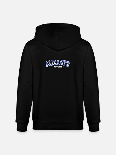 Alicante Est. 1995 - Stanley/Stella CULTIVATOR  Unisex Organic Hooded Jacket - black