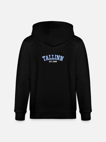 Tallinn Est. 2006 - Stanley/Stella CULTIVATOR  Unisex Organic Hooded Jacket - black