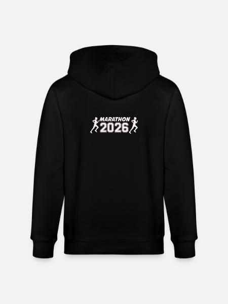 marathon_2026_frauen- - Stanley/Stella CULTIVATOR Unisex Organic Hooded Jacket - black