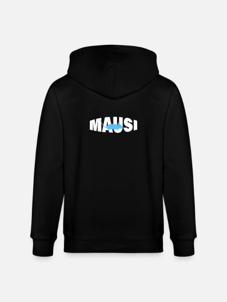 MAUSI - Stanley/Stella Unisex Bio-Kapuzenjacke CULTIVATOR  - Schwarz