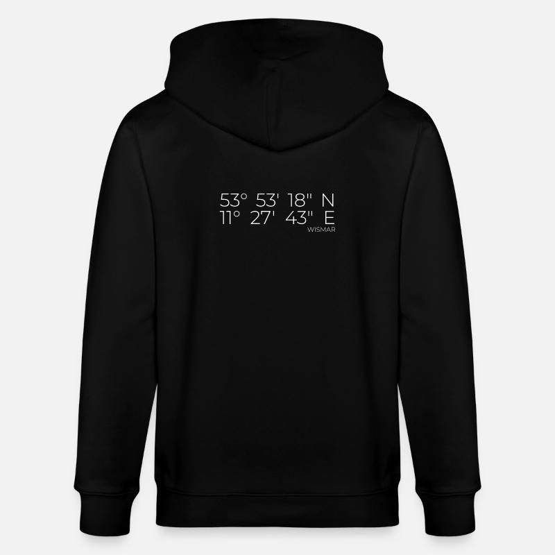Wismar blanc - Veste à capuche bio CULTIVATOR Stanley/Stella Unisexe - noir