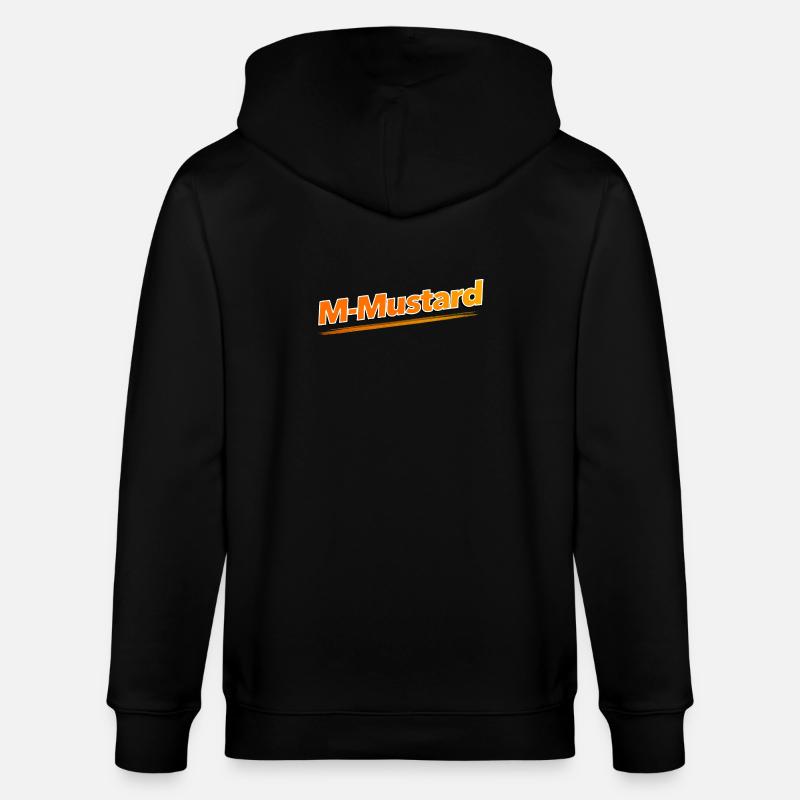 M-Moutarde - Veste à capuche bio CULTIVATOR Stanley/Stella Unisexe - noir
