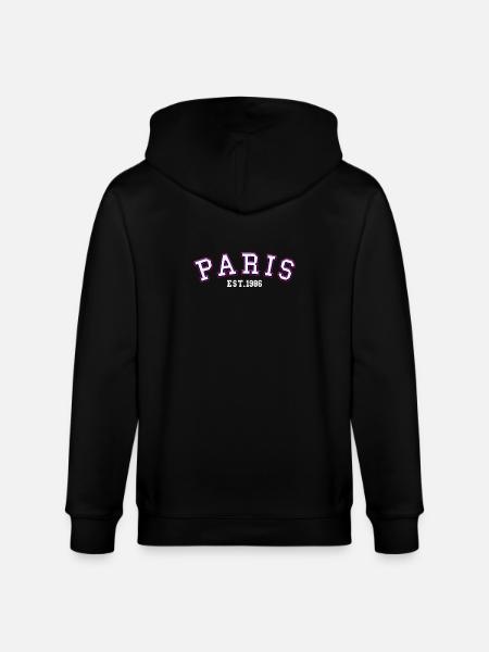 Paris fondée en 1986 - Veste à capuche bio CULTIVATOR Stanley/Stella Unisexe - noir