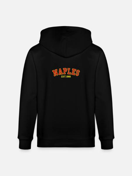 Naples Est. 1966 - Stanley/Stella CULTIVATOR  Unisex Organic Hooded Jacket - black