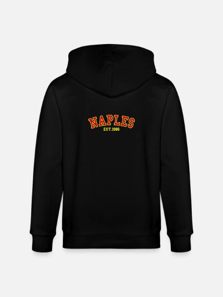 Naples Est. 1986 - Stanley/Stella CULTIVATOR  Unisex Organic Hooded Jacket - black