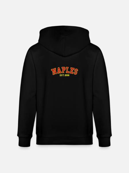 Naples Est. 2006 - Stanley/Stella CULTIVATOR  Unisex Organic Hooded Jacket - black