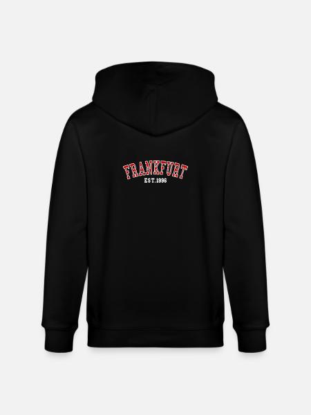 Frankfurt Est. 1996 - Stanley/Stella CULTIVATOR Unisex Organic Hooded Jacket - black