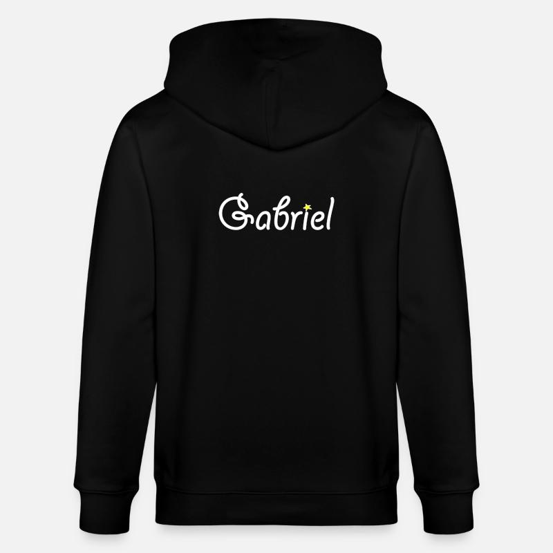 Gabriel - Stanley/Stella Unisex Bio-Kapuzenjacke CULTIVATOR  - Schwarz