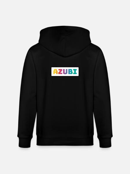 Azubi Tshirt coloured - Stanley/Stella Unisex Bio-Kapuzenjacke CULTIVATOR  - Schwarz