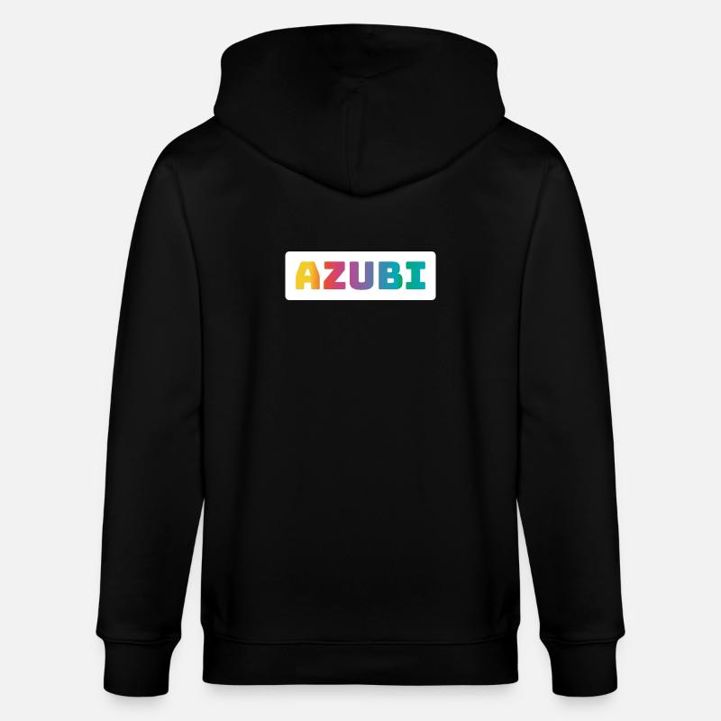 Azubi Tshirt coloured - Stanley/Stella Unisex Bio-Kapuzenjacke CULTIVATOR  - Schwarz