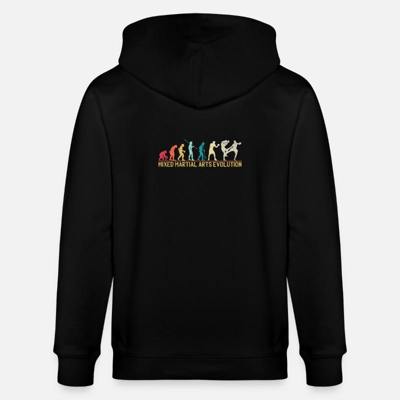 Mixed Martial Arts Evolution Design - Stanley/Stella Unisex Bio-Kapuzenjacke CULTIVATOR  - Schwarz