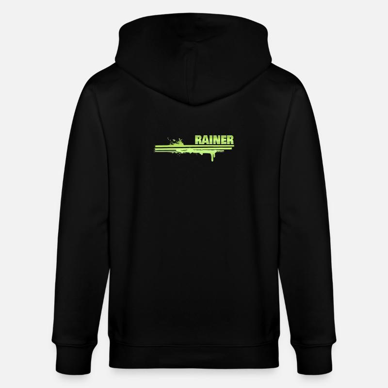 Rainer - Stanley/Stella Unisex Bio-Kapuzenjacke CULTIVATOR  - Schwarz