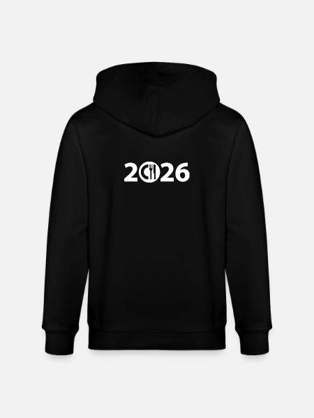 Chef 2026, Chef 2026, Restaurant 2026 - Stanley/Stella CULTIVATOR  Unisex Organic Hooded Jacket - black
