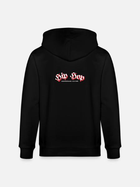 Hip-Hop-Underground-Kultur-Tee - Stanley/Stella Unisex Bio-Kapuzenjacke CULTIVATOR  - Schwarz