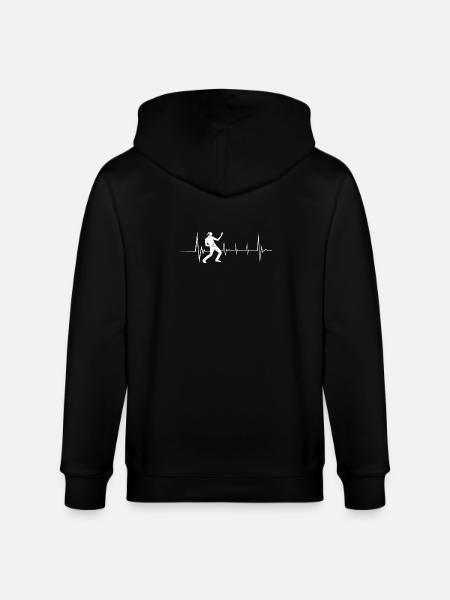Luftgitarre Air Guitar - Stanley/Stella CULTIVATOR Unisex Organic Hooded Jacket - black