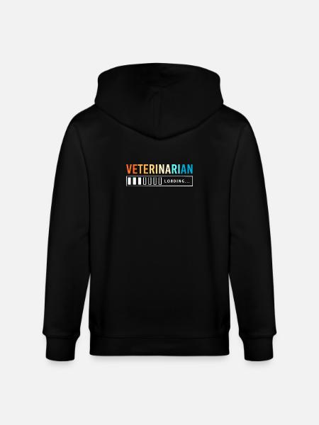 Veterinarian Veterinary Medicine Veterinarian - Stanley/Stella CULTIVATOR Unisex Organic Hooded Jacket - black