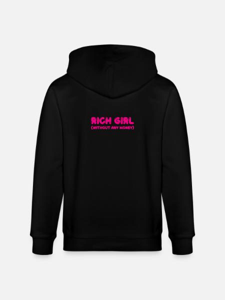 Femme riche – sans argent - Veste à capuche bio CULTIVATOR Stanley/Stella Unisexe - noir