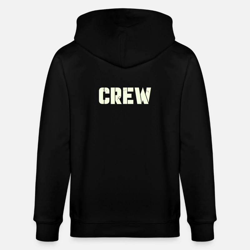 équipage - Veste à capuche bio CULTIVATOR Stanley/Stella Unisexe - noir