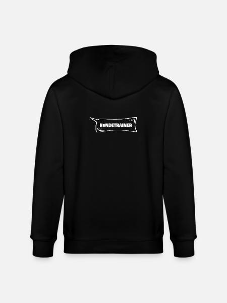 Hundetrainer als Azubi - Stanley/Stella Unisex Bio-Kapuzenjacke CULTIVATOR - Schwarz