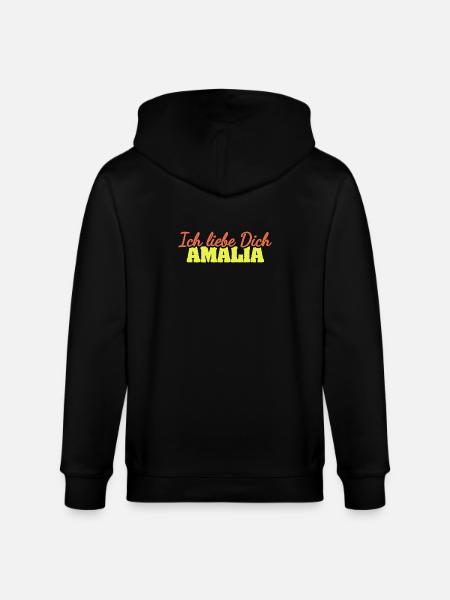 Liebe Amalia - Stanley/Stella Unisex Bio-Kapuzenjacke CULTIVATOR  - Schwarz