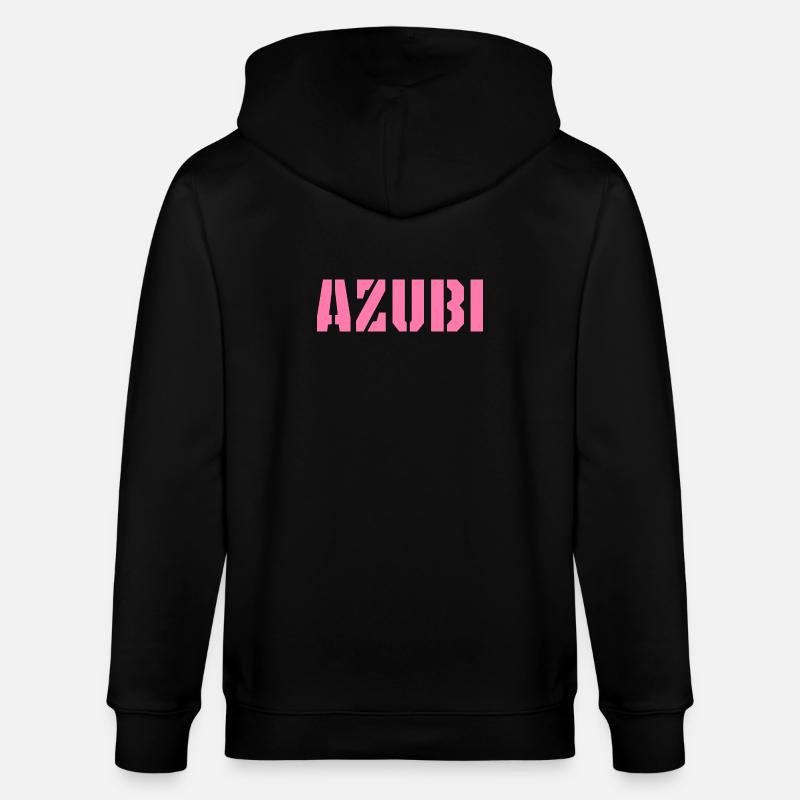 Azubi Tshirt 5 23 rosa - Stanley/Stella Unisex Bio-Kapuzenjacke CULTIVATOR  - Schwarz