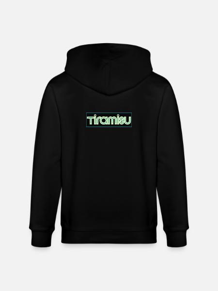 Triamisu Neon Rétro - Veste à capuche bio CULTIVATOR Stanley/Stella Unisexe - noir