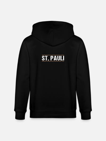 St. Pauli - Stanley/Stella Unisex Bio-Kapuzenjacke CULTIVATOR  - Schwarz