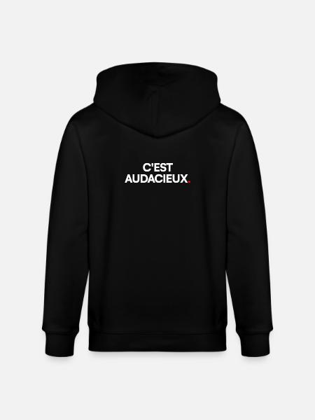 C'est audacieux - Veste à capuche bio CULTIVATOR Stanley/Stella Unisexe - noir