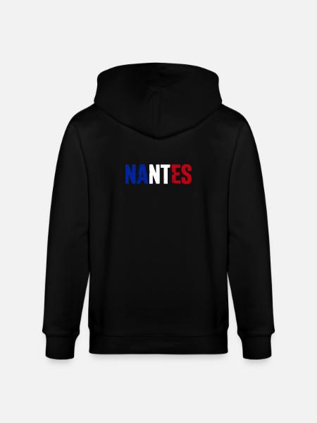 Nantes Frankreich - Stanley/Stella Unisex Bio-Kapuzenjacke CULTIVATOR  - Schwarz