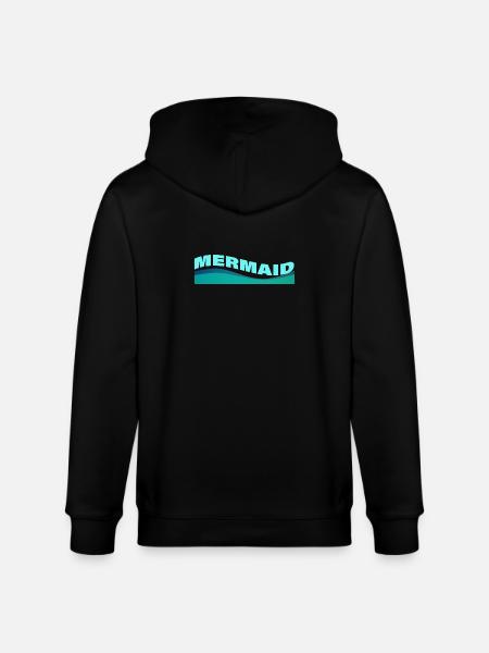 MERMAID - Stanley/Stella CULTIVATOR Unisex Organic Hooded Jacket - black