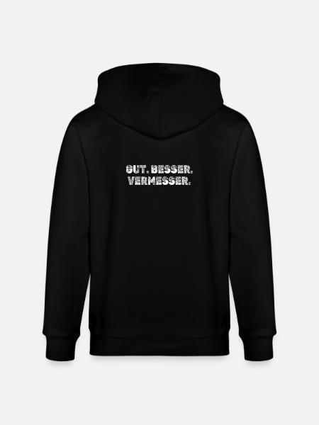 Good Better Surveyor Surveyor - Stanley/Stella CULTIVATOR Unisex Organic Hooded Jacket - black