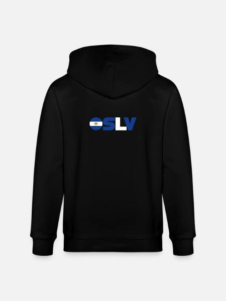 El Salvador - Stanley/Stella CULTIVATOR  Unisex Organic Hooded Jacket - black