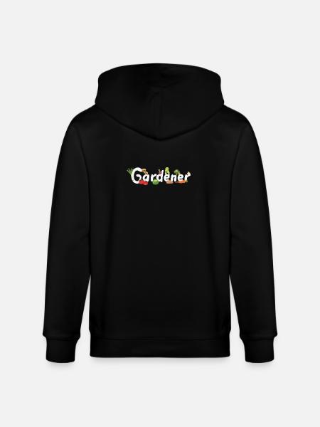 Gärtner Gärtnerin Garten - Stanley/Stella Unisex Bio-Kapuzenjacke CULTIVATOR  - Schwarz