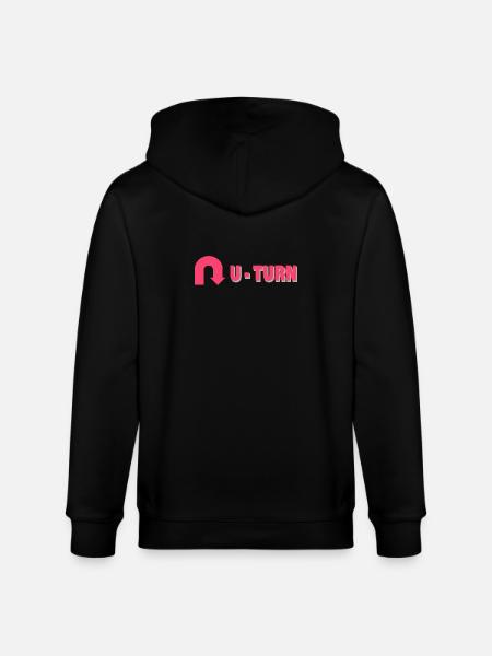 U-TURN - Stanley/Stella CULTIVATOR Unisex Organic Hooded Jacket - black