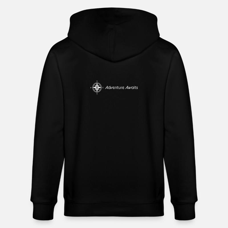 Conception de boussole d’aventure - Veste à capuche bio CULTIVATOR Stanley/Stella Unisexe - noir