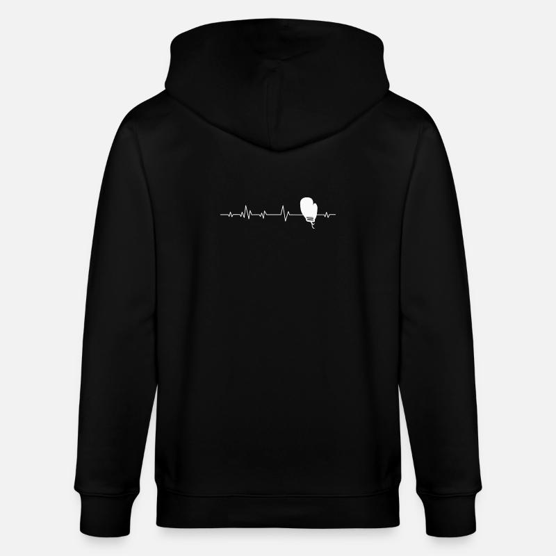 Boxeur boxeur de boxe - Veste à capuche bio CULTIVATOR Stanley/Stella Unisexe - noir