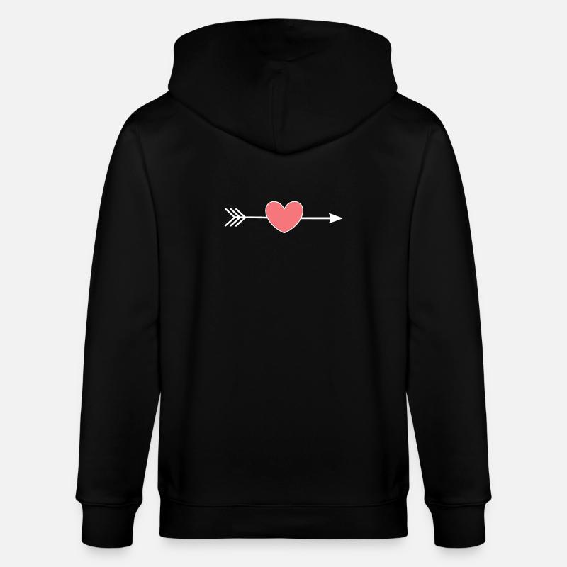 Cadeau Saint-Valentin Saint-Valentin - Veste à capuche bio CULTIVATOR Stanley/Stella Unisexe - noir