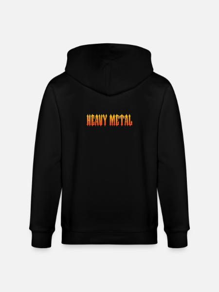 HEAVY METAL - Stanley/Stella CULTIVATOR  Unisex Organic Hooded Jacket - black