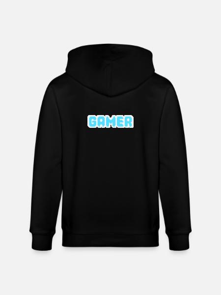 Gamer Pixel - Stanley/Stella CULTIVATOR Unisex Organic Hooded Jacket - black