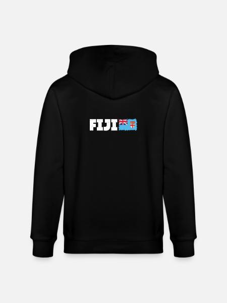 Fidji Fidji Fidji Fidschi Fidschi Fidschi - Veste à capuche bio CULTIVATOR Stanley/Stella Unisexe - noir