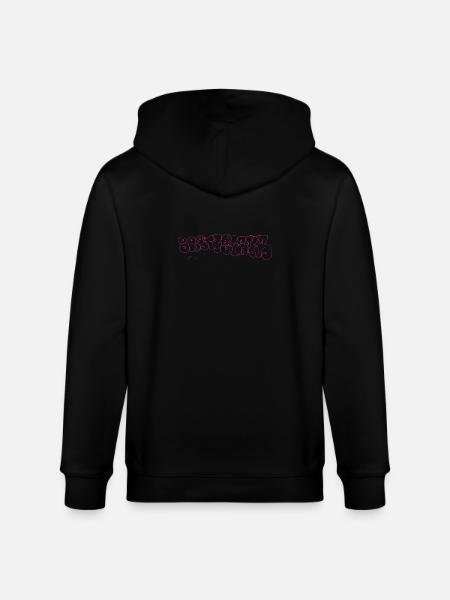 Bratislava Graffiti Souvenir - Stanley/Stella CULTIVATOR  Unisex Organic Hooded Jacket - black