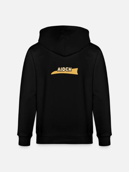 Aiden als Lable - Stanley/Stella Unisex Bio-Kapuzenjacke CULTIVATOR - Schwarz