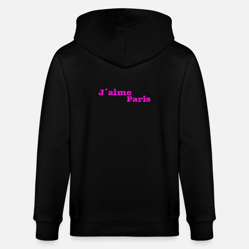 J ́aime Paris - Veste à capuche bio CULTIVATOR Stanley/Stella Unisexe - noir