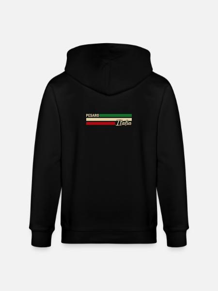 Italia - Pesaro - Italien - Italy - Stanley/Stella CULTIVATOR Unisex Organic Hooded Jacket - black