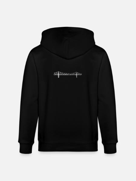 Rendsburg High Bridge Canal - Stanley/Stella CULTIVATOR Unisex Organic Hooded Jacket - black