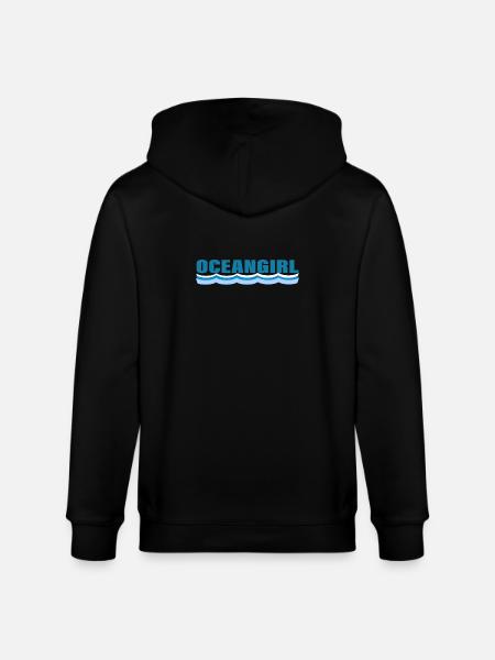 OCEANGIRL - Veste à capuche bio CULTIVATOR Stanley/Stella Unisexe - noir