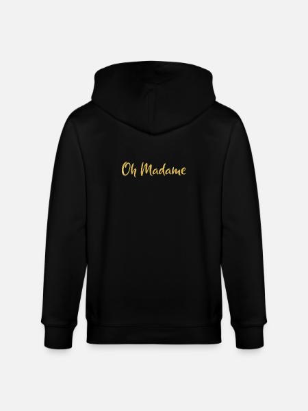 Oh Madame Goldener Glitzer - Stanley/Stella Unisex Bio-Kapuzenjacke CULTIVATOR - Schwarz